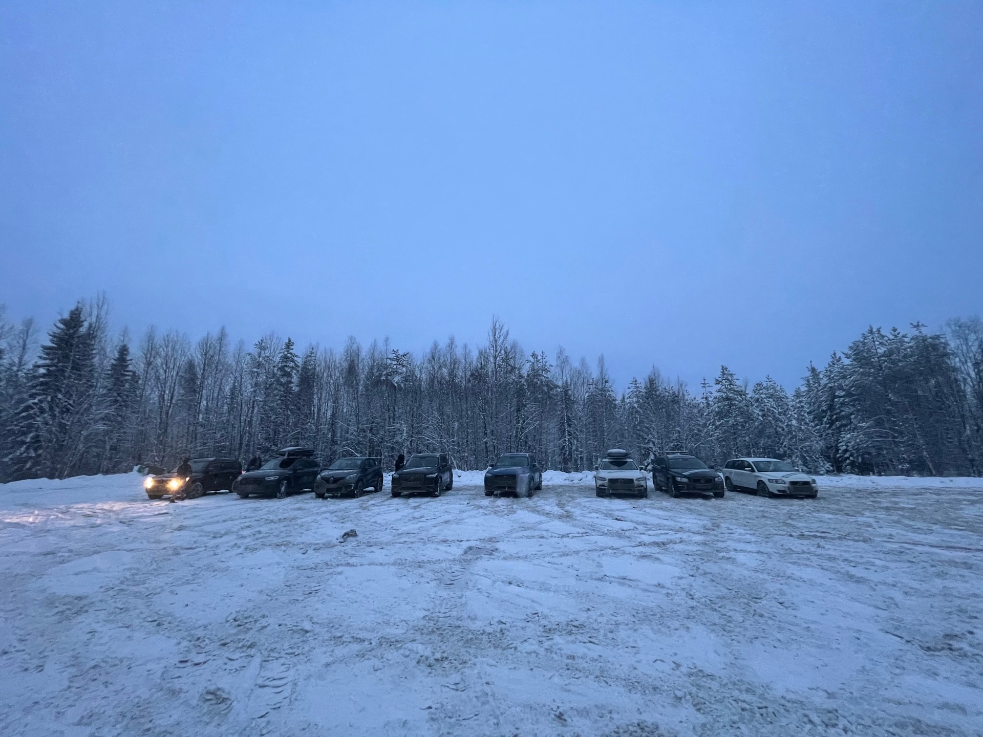 По дороге в Мурманск.